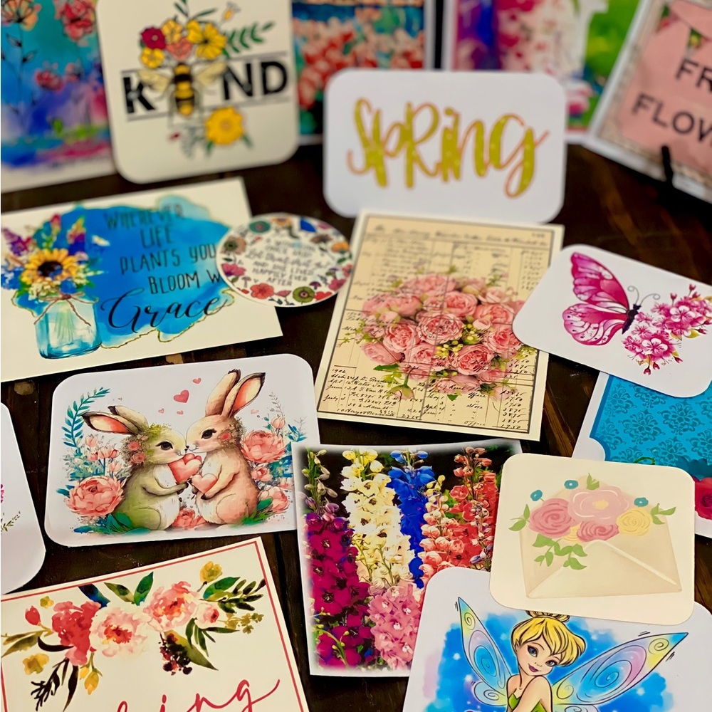 Spring Bag - Collection Of 60 Spring Mini Prints - Picture 3 of 10